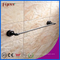 Fyeer Black Series Bathroom Fittings Brass Single Towel Bar